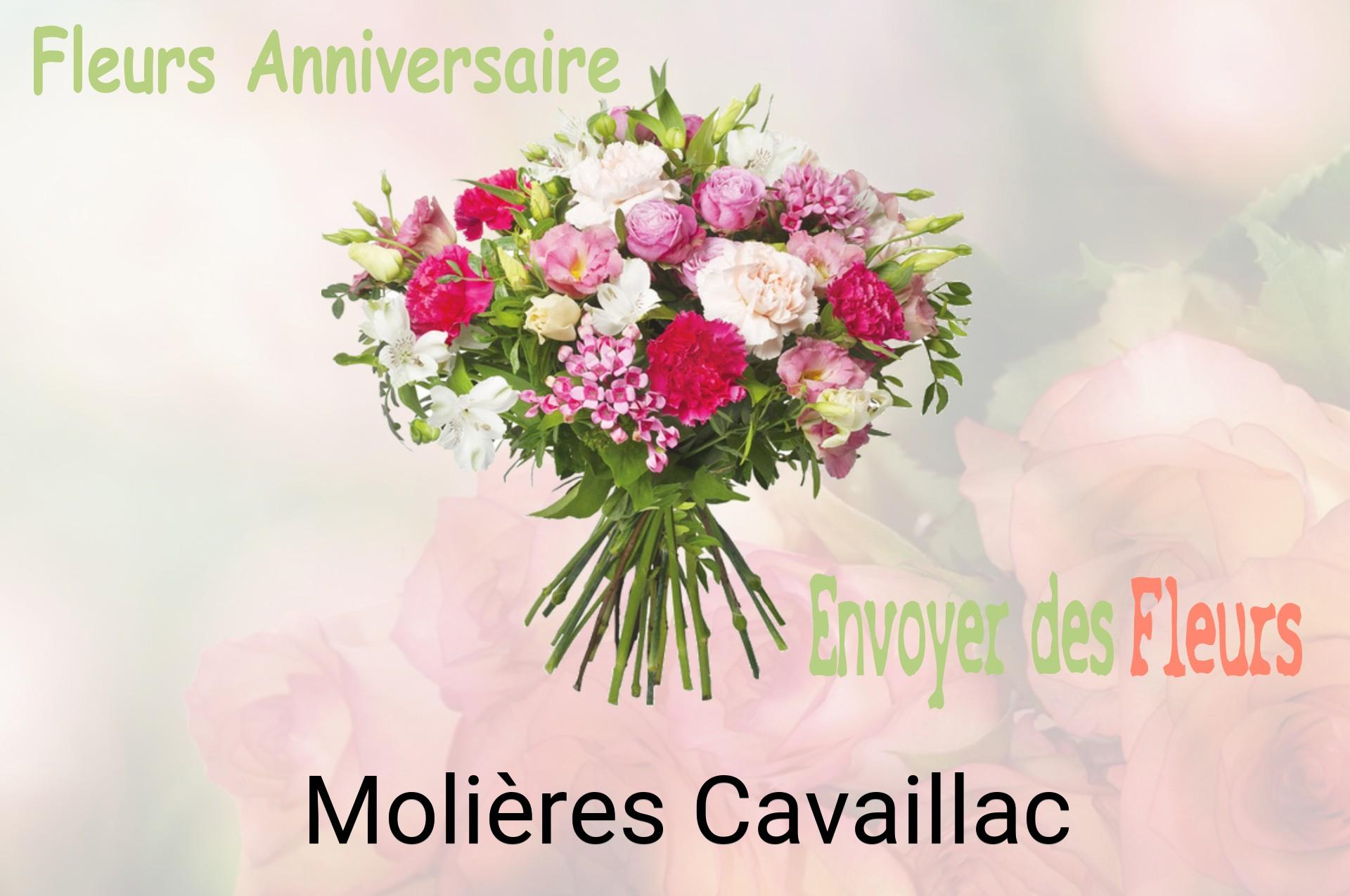 Bouquet de fleurs d’anniversaire livré à Molières-Cavaillac